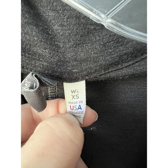 Ibex Women’s Merino Wool Blend Full Zip Jacket Sweatshirt Gray Size XS Outdoor - Picture 4 of 10